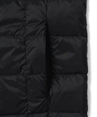 Pocket detail of Taion Hi Neck W-Zip Down Jacket in Dark Olive