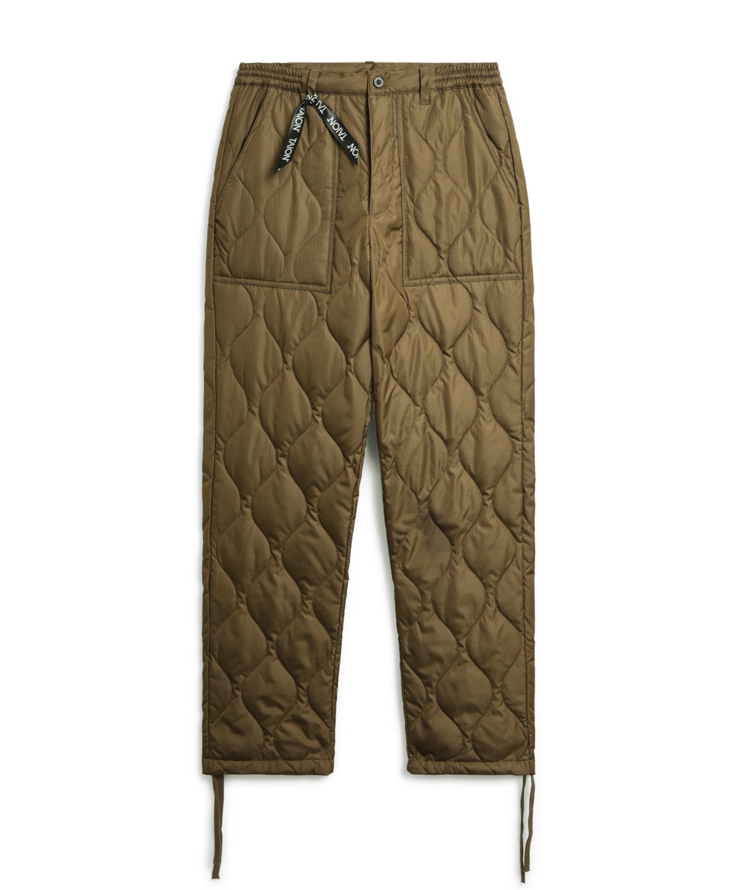 Taion Military Down Pants in L.Brown