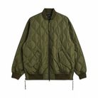 Detail view of Taion Military MA-1 Type Down Jacket in Olive