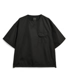 Taion Non Down Military Half Sleeve Cut Sew in Black