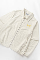 Twill Work Jacket White – back view organic cotton workwear jacket