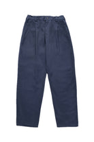 Dark navy twill waiter pants premium workwear trousers relaxed fit front view durable uniform pants