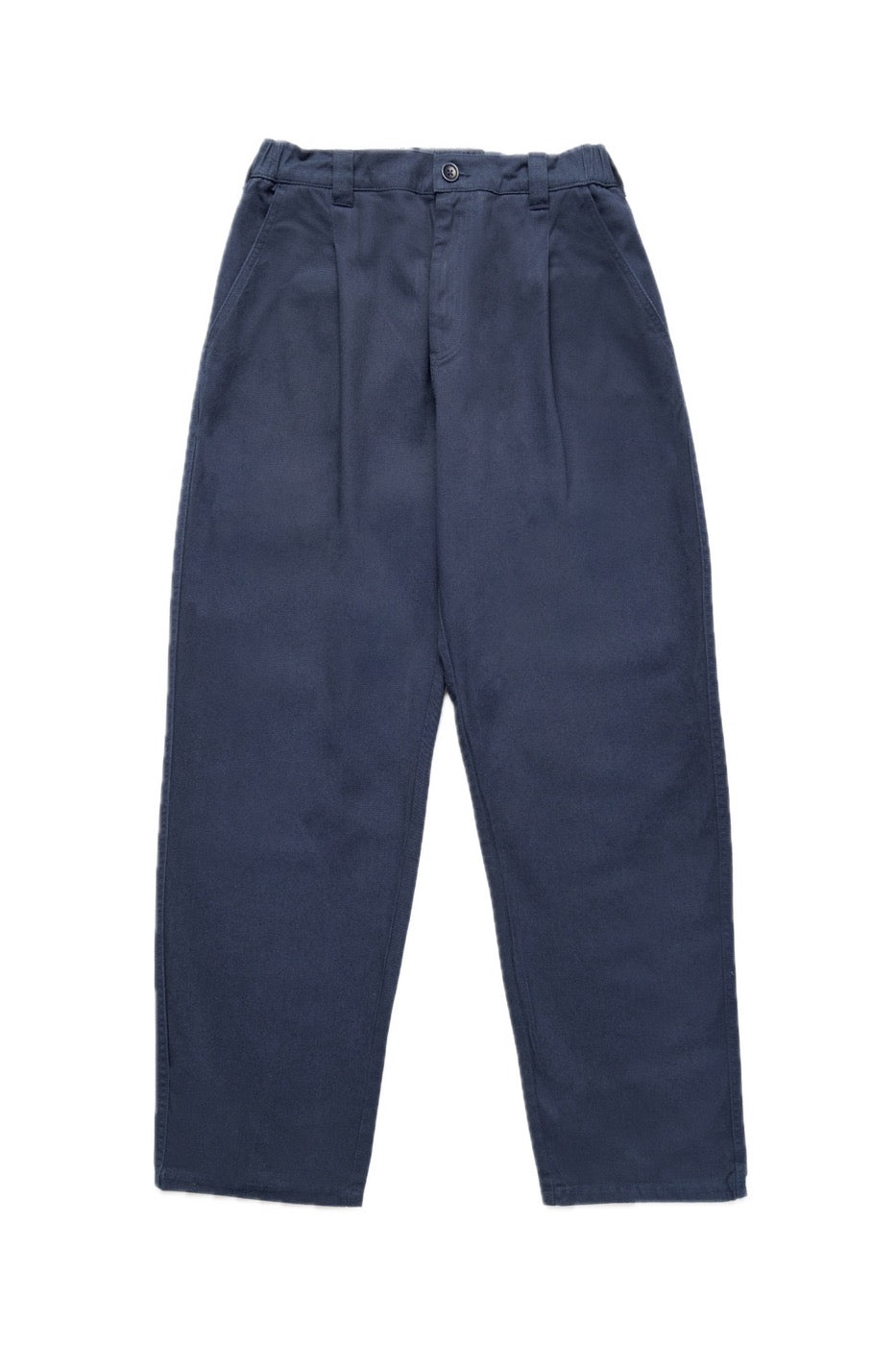 Dark navy twill waiter pants premium workwear trousers relaxed fit front view durable uniform pants